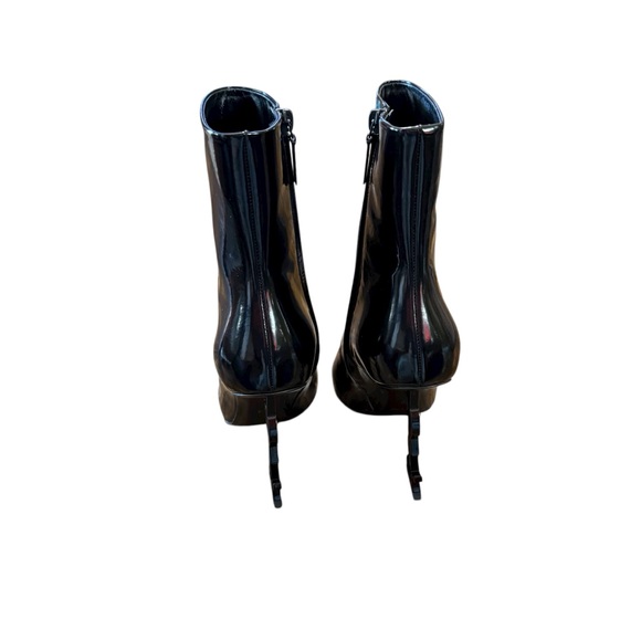 Saint Laurent Opyum 110 Patent Leather YSL Stiletto Heel  Boots NEW EU 39 US 9 - Picture 4 of 11
